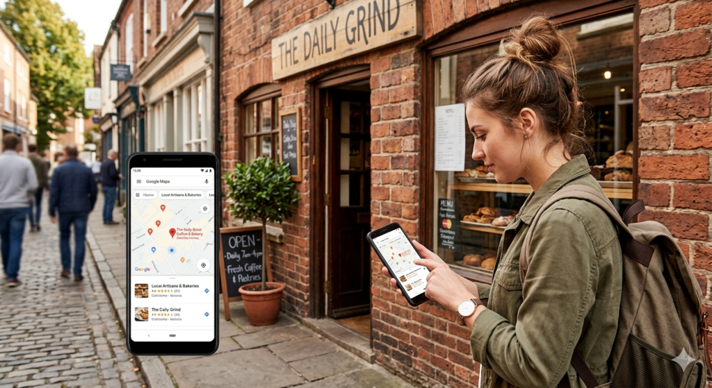 Utilizing local SEO and digital marketing strategies for small businesses.